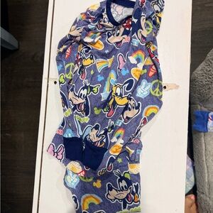 Disney Blue and White Pajama Top